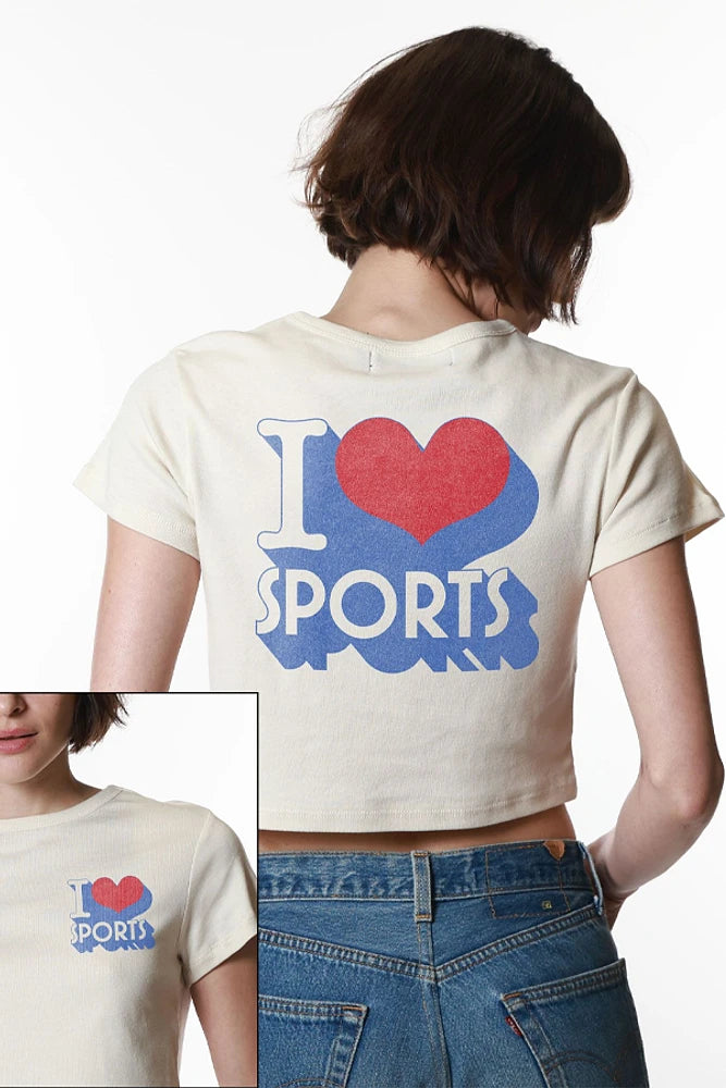 I Love Sports Baby Tee