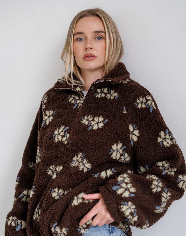 Raglan Sherpa Jacket