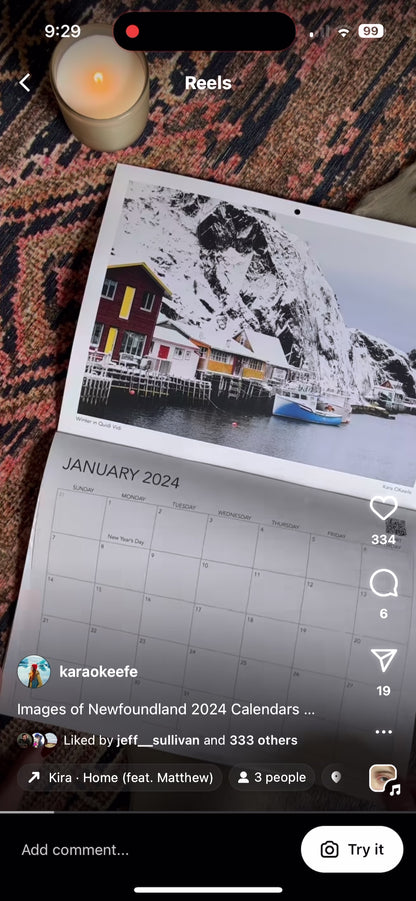Kara O’Keefe Images of NL 2024 Calendar