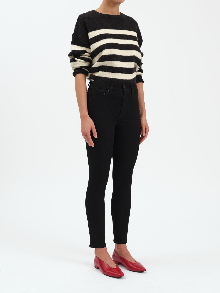 Moneymaker High Rise Vintage Skinny Jeans in After Party