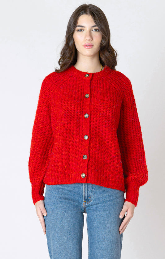 Francie Cardigan in Red