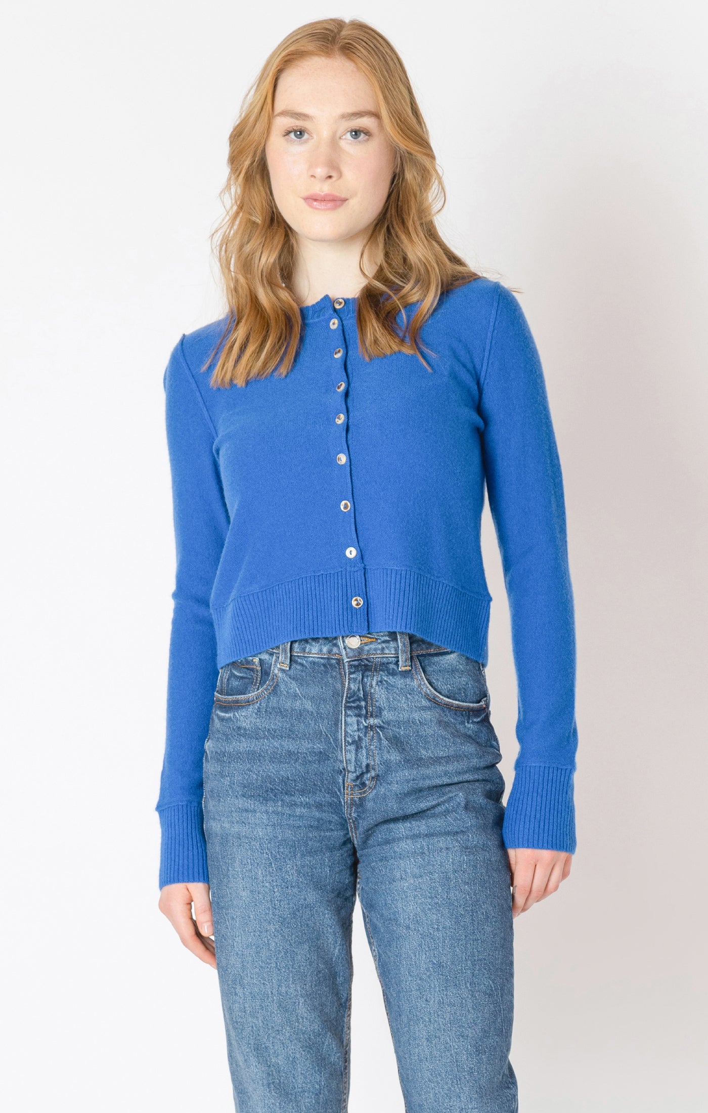 The Easy Cardigan in Sapphire