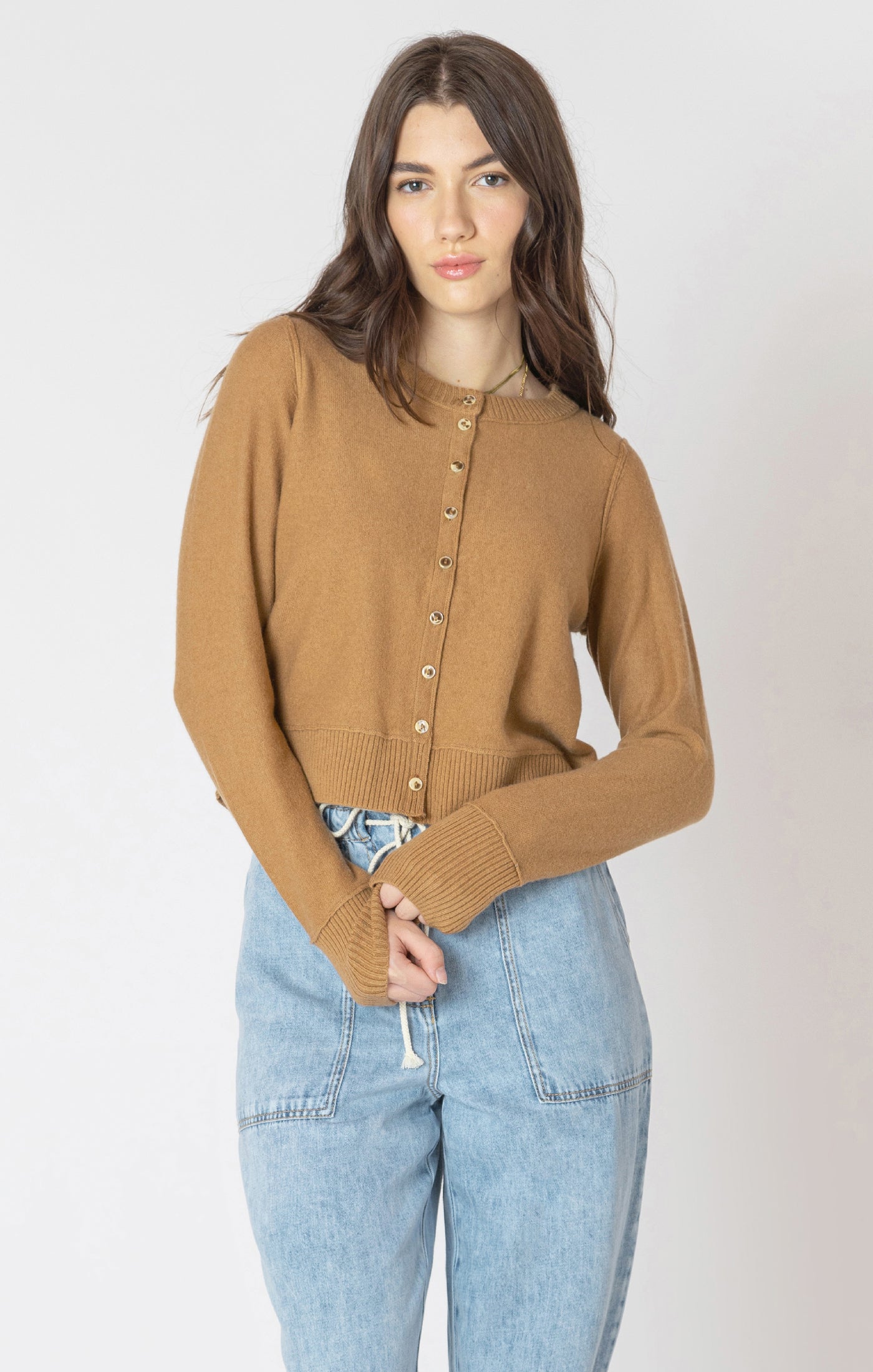The Easy Cardigan in Toffee