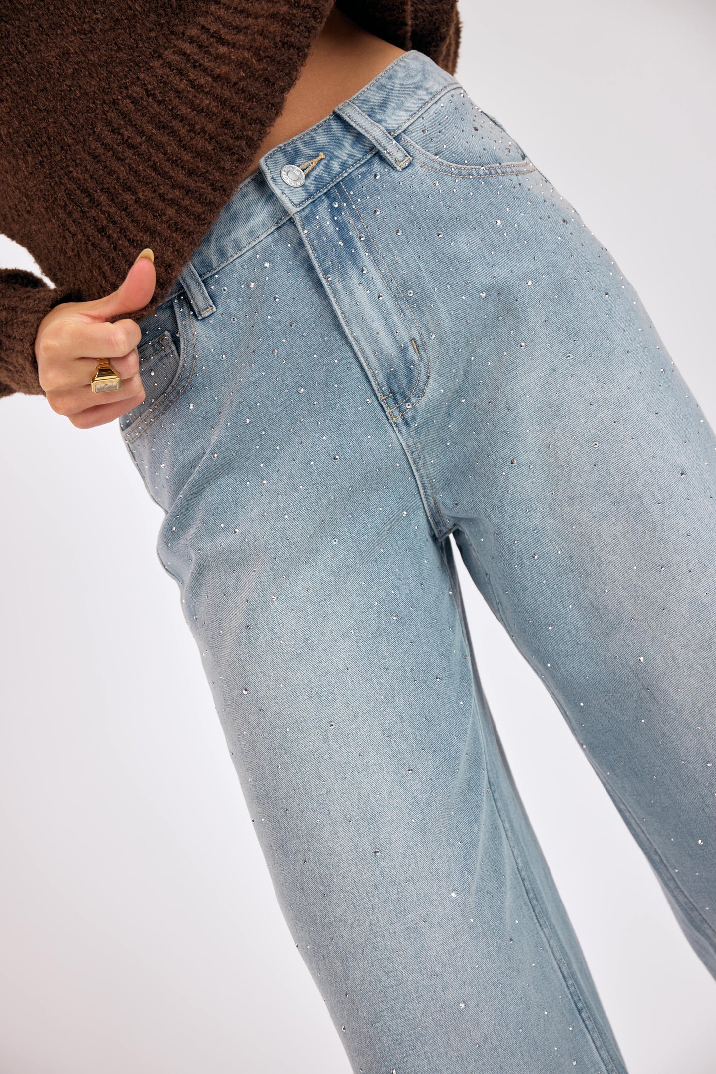 Glimmer Embellished Jeans