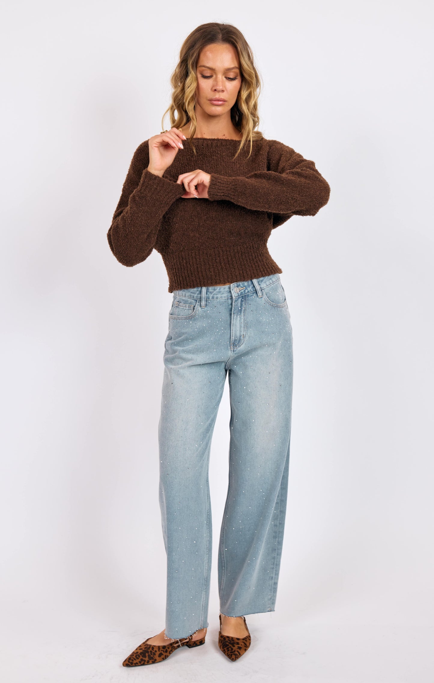 Glimmer Embellished Jeans