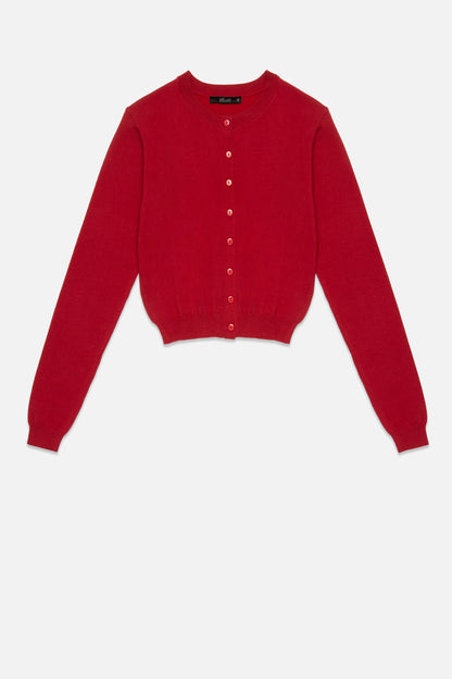 Clarke Cardigan in Red