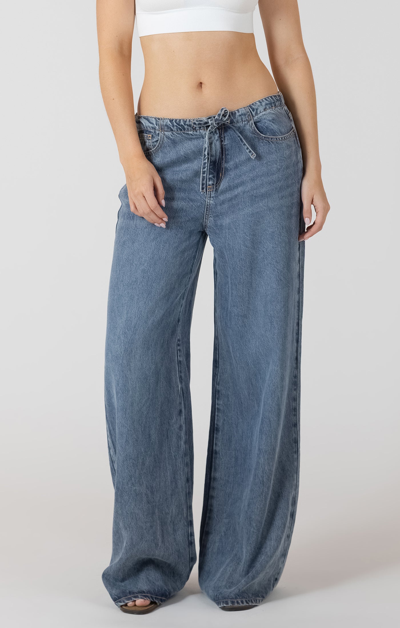 Dane Drawstring Denim Pant
