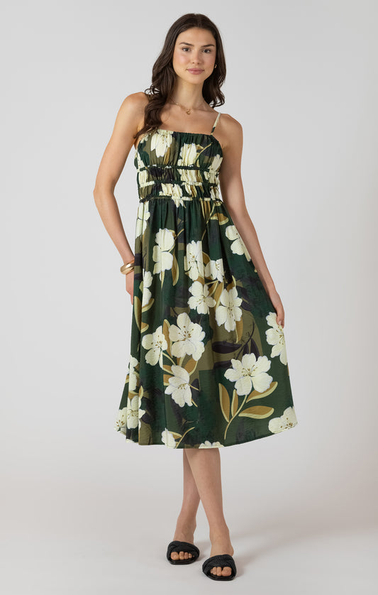 Jolie Floral Midi Dress