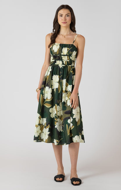 Jolie Floral Midi Dress