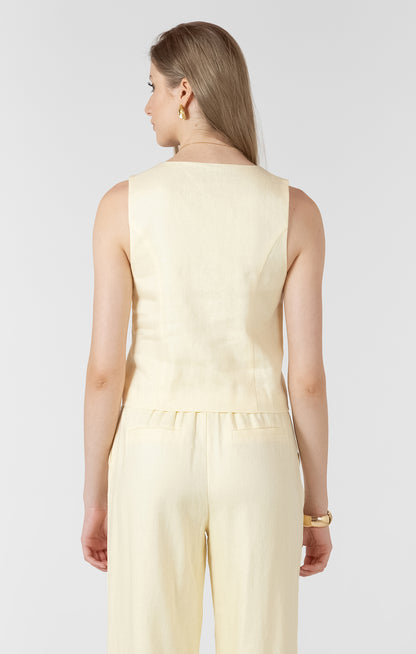 Lemon Butter Tie Top