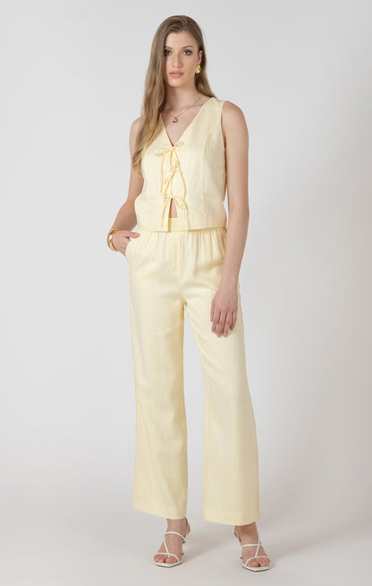 Lemon Butter Tie Top