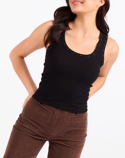 Ruby Studded Tank