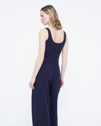 Thea Rhinestone Top