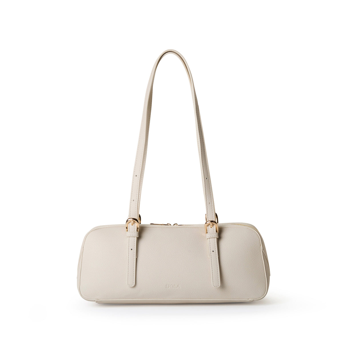 Olivia Baguette Bag in Ivory