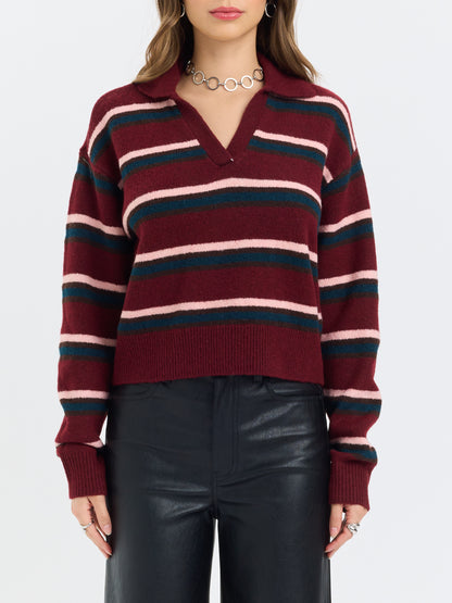 Lyric Collared Pullover Sweater