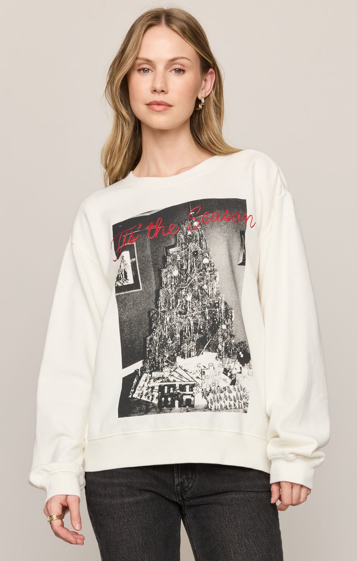 Tis' the  Season Cozy Boyfriend Sweatshirt