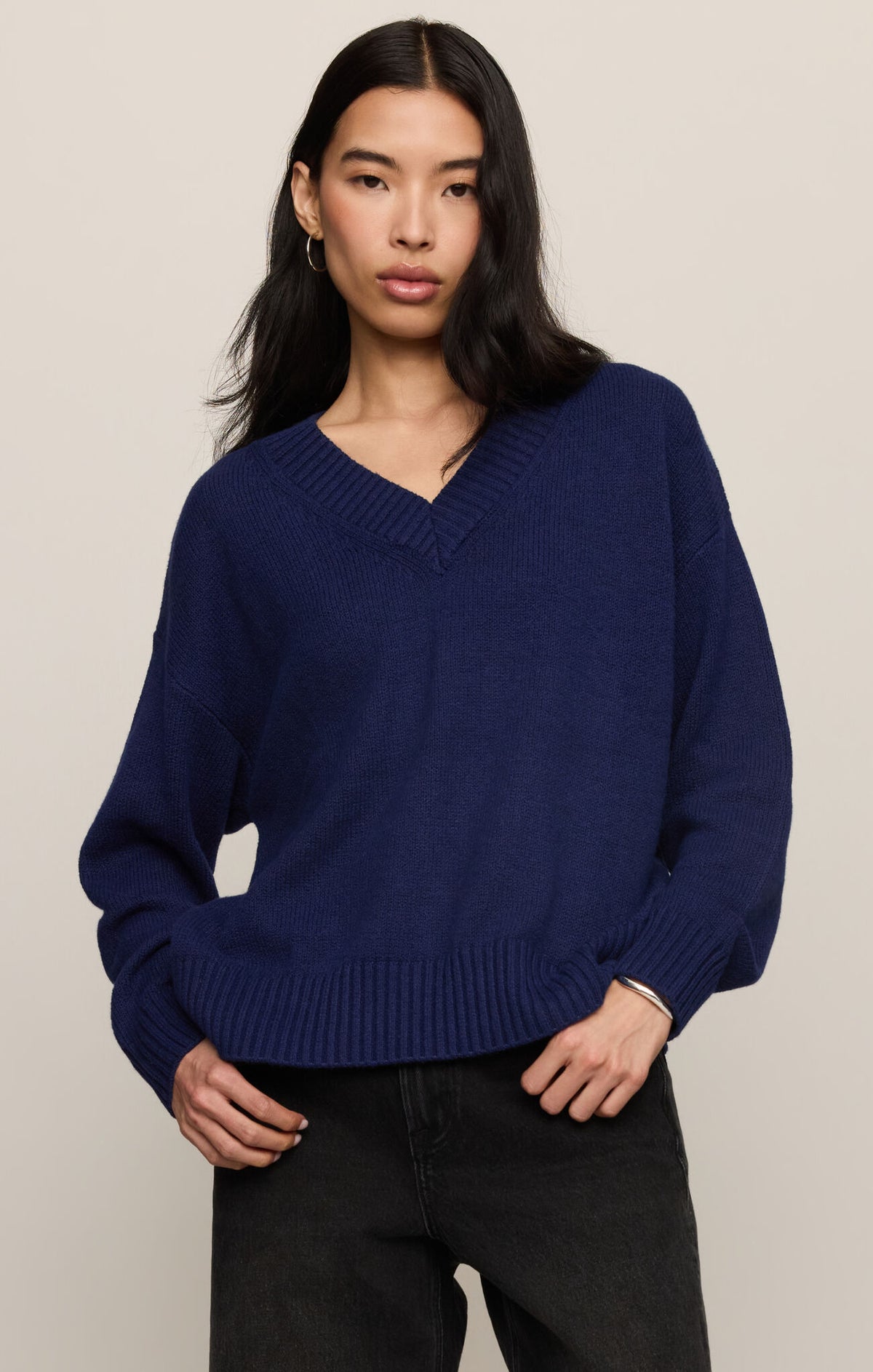 Cloud Spun V-Neck Sweater