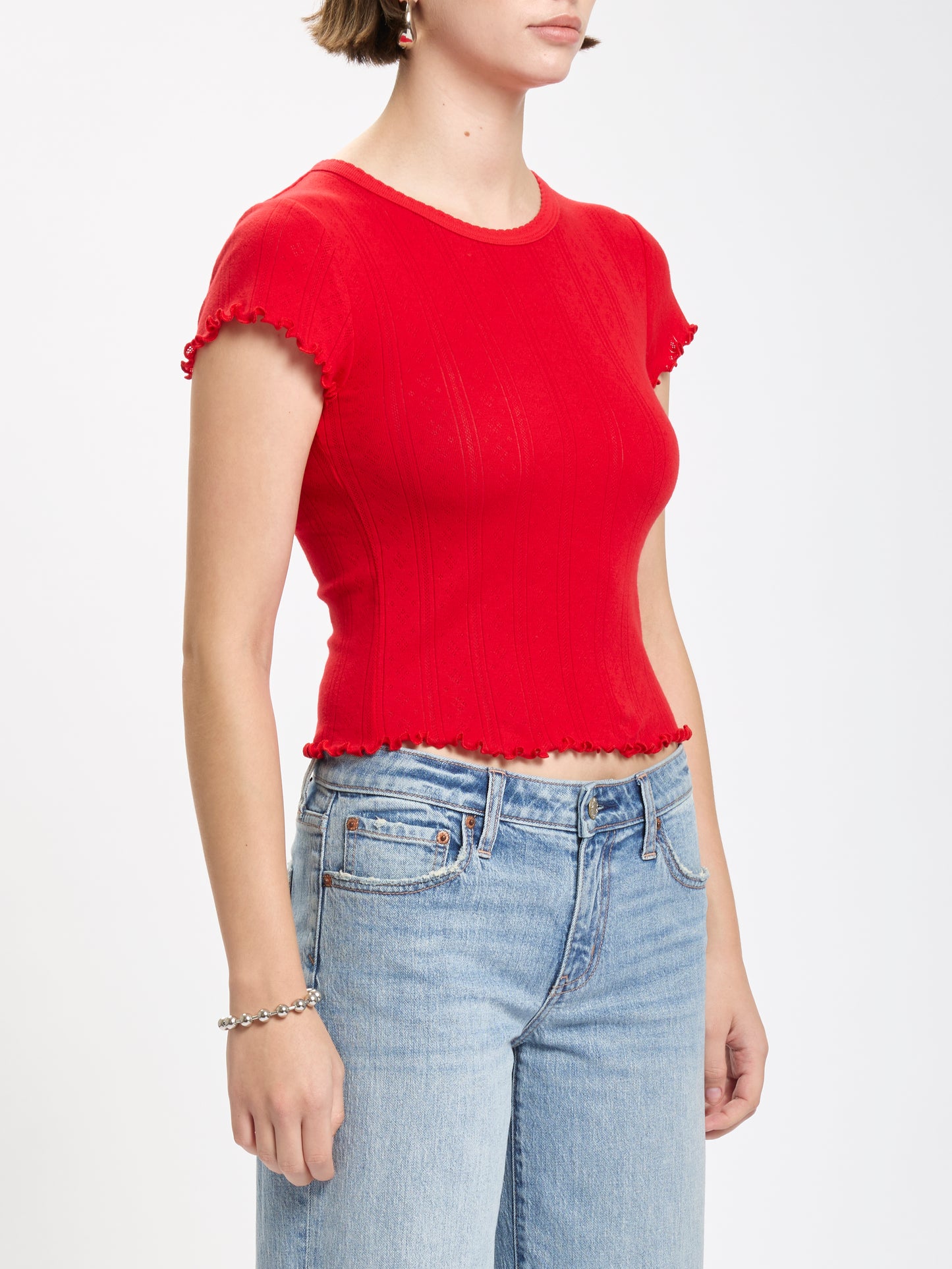 Lily Baby Tee in Cherry Bomb