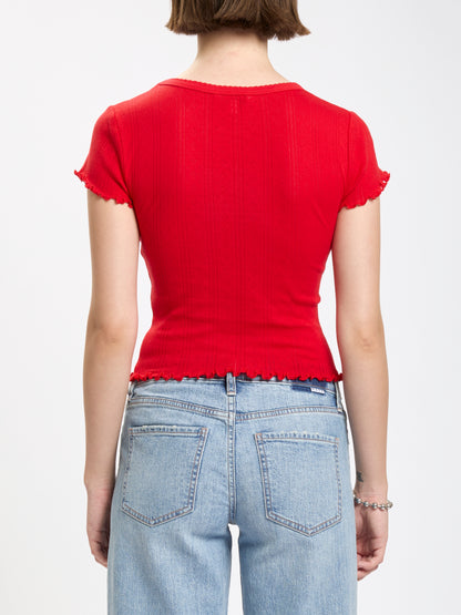 Lily Baby Tee in Cherry Bomb