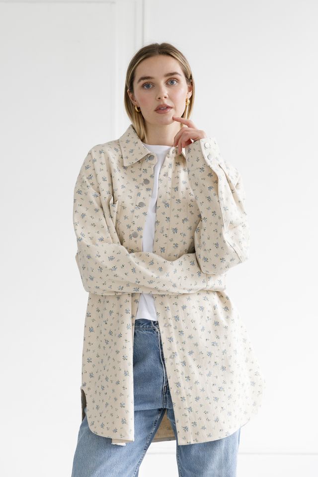 Floral Shania Denim Jacket