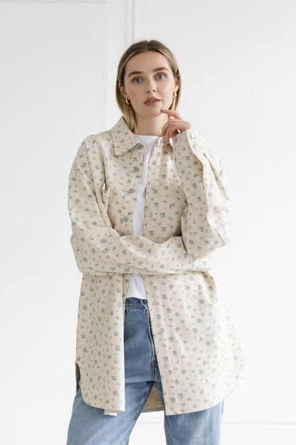 Floral Shania Denim Jacket
