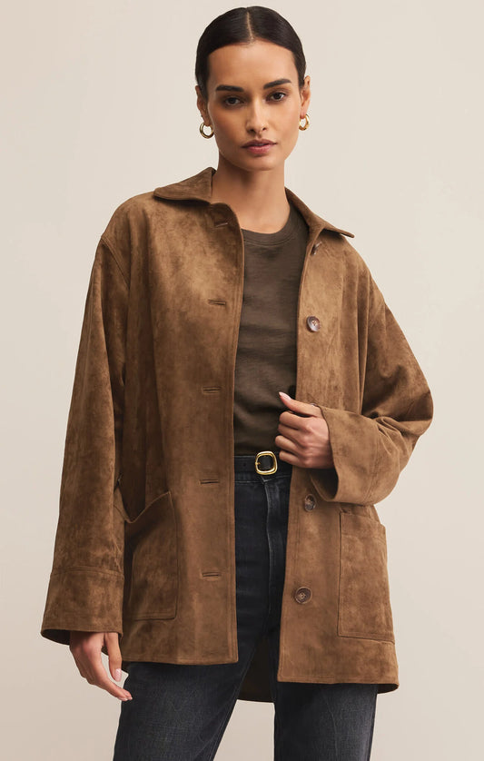 Decker Suede Chore Coat