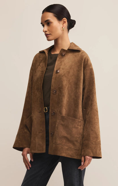 Decker Suede Chore Coat