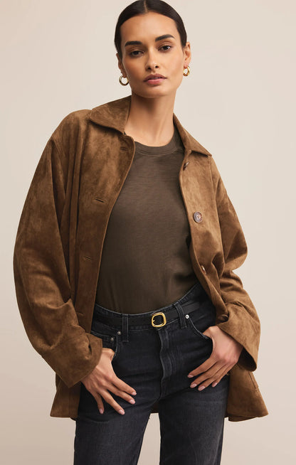 Decker Suede Chore Coat