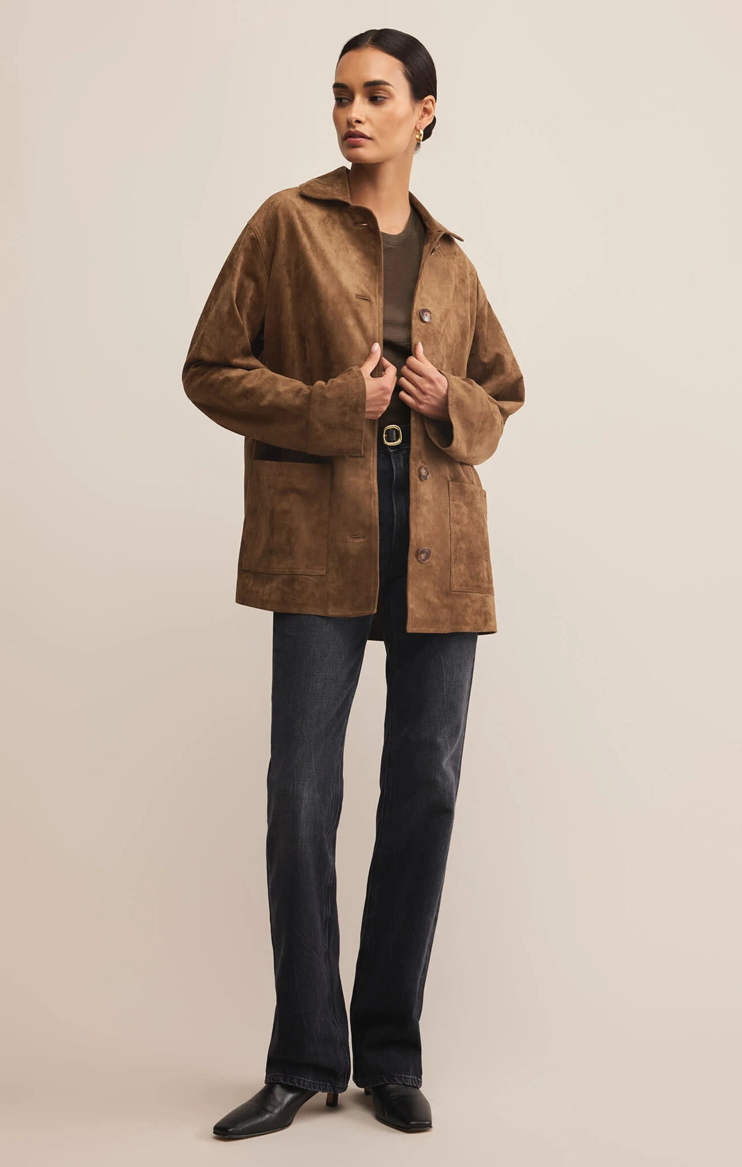 Decker Suede Chore Coat