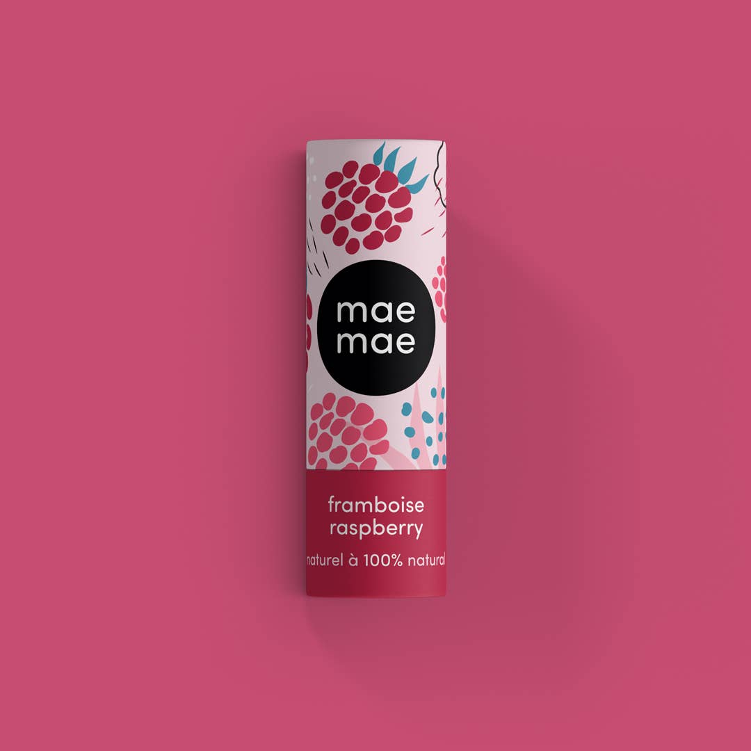 Maemae Raspberry Natural Lip Balm