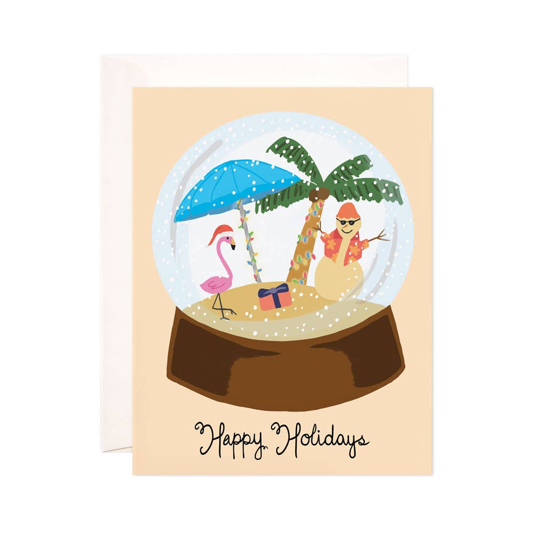 Tropical Christmas Greeting Card