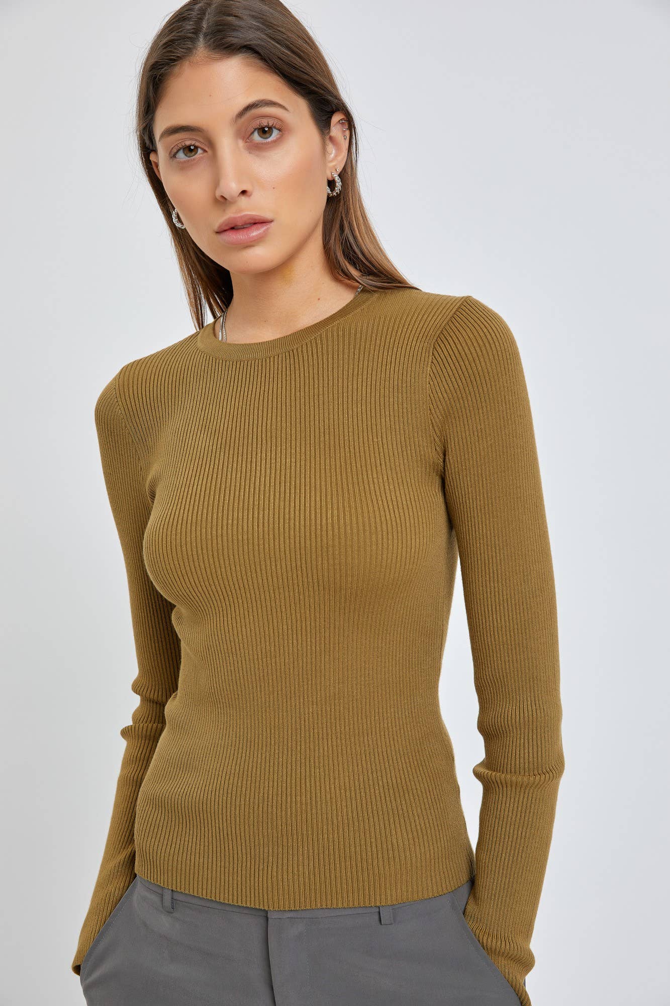 The Kimmy Sweater-Olive