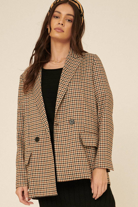 Florence Plaid Blazer