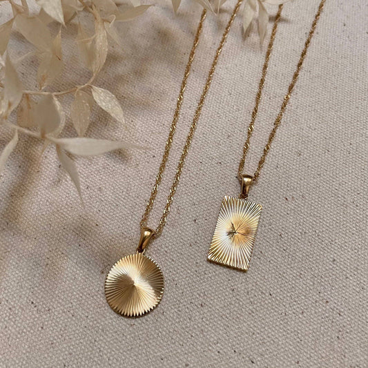 Sunrise Waterproof Pendant Necklace