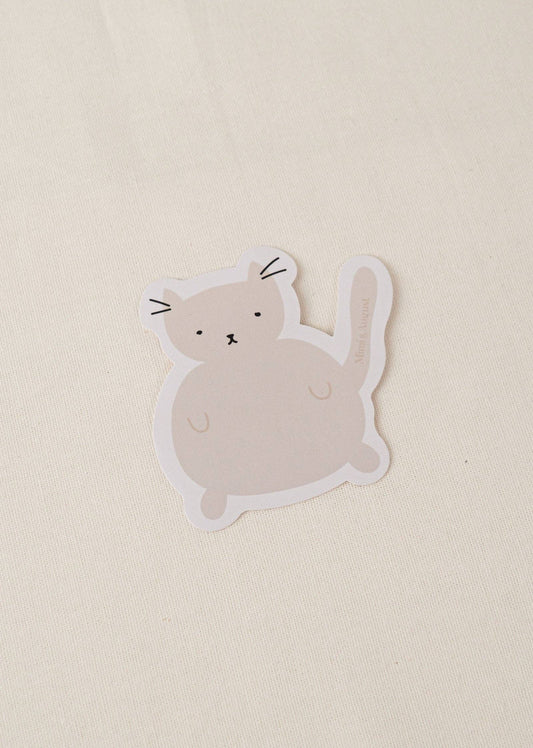 Charlotte Cat Vinyl Sticker