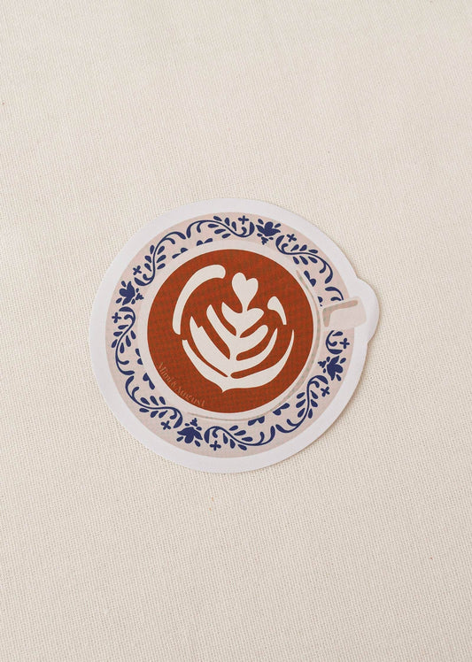Coffee Full of Love Vinyl Sticker