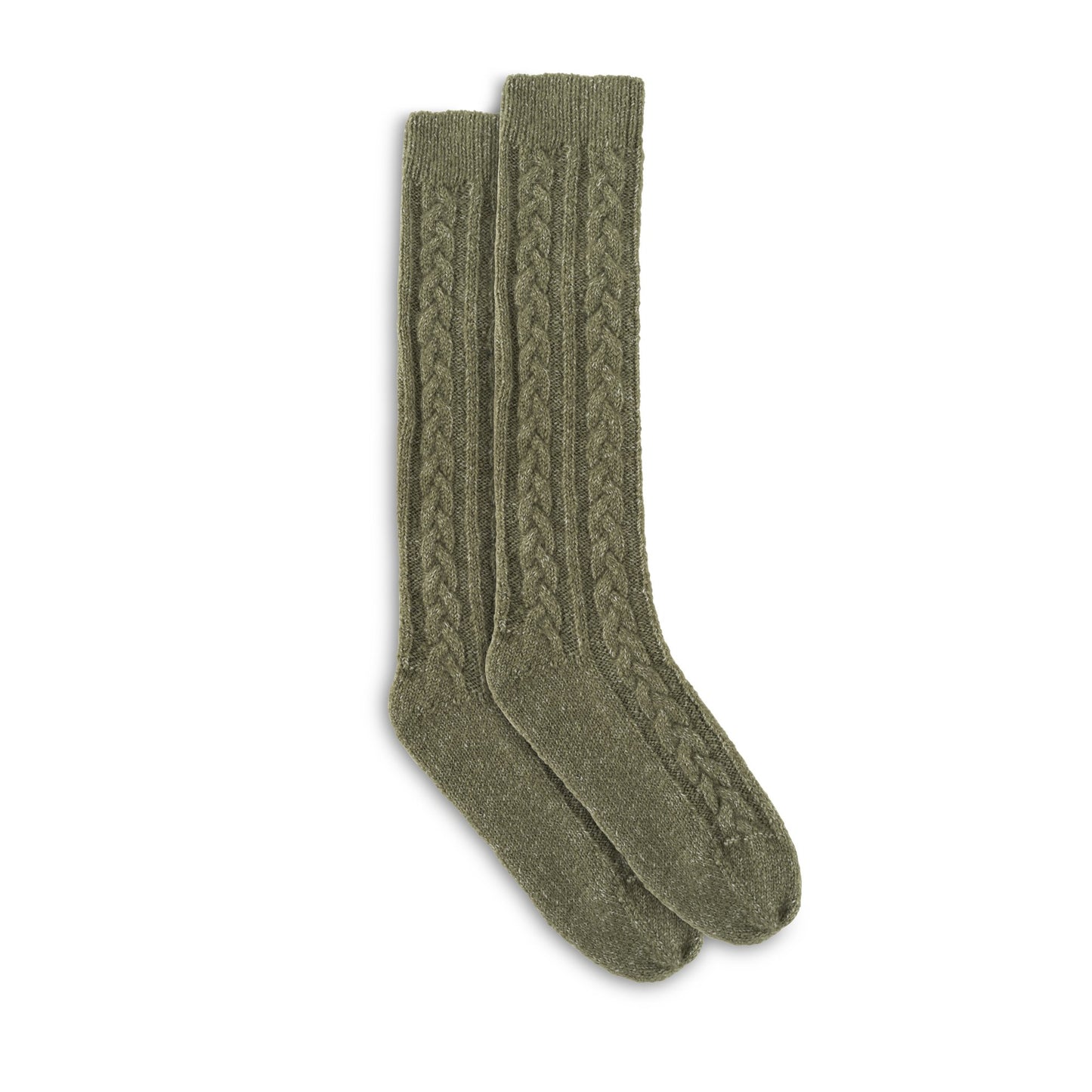 Recycled Yarn Cable Slouch Boot Sock (3 Colors)