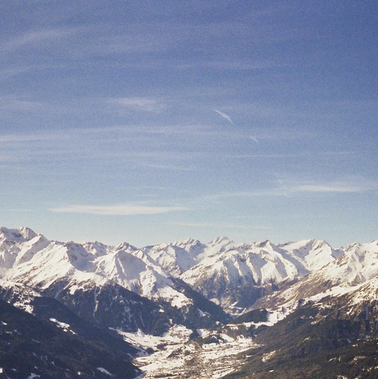 Kara O'Keefe Snowy Alps 8x10 Matted Print