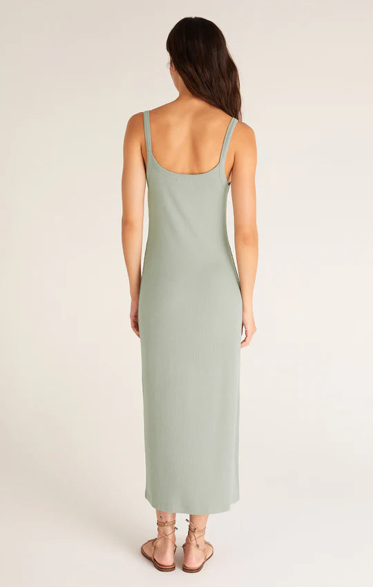 Melody Midi Dress - Soft Sage