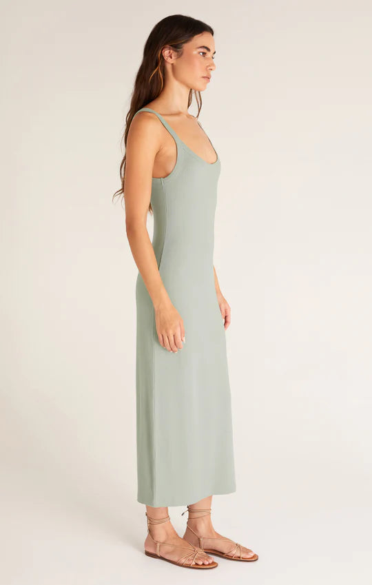 Melody Midi Dress - Soft Sage