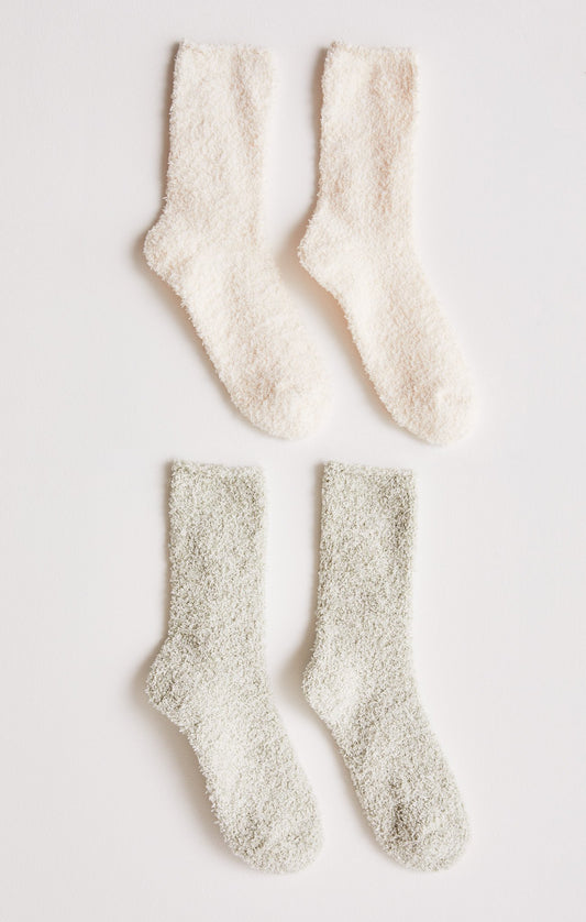2 Pack Plush Socks