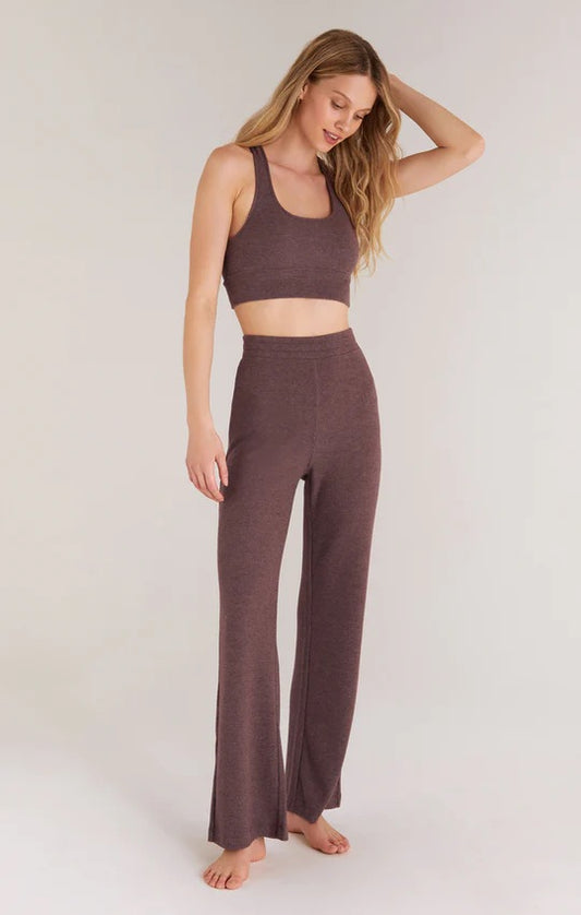 Show Some Flare Rib Pant - Fig