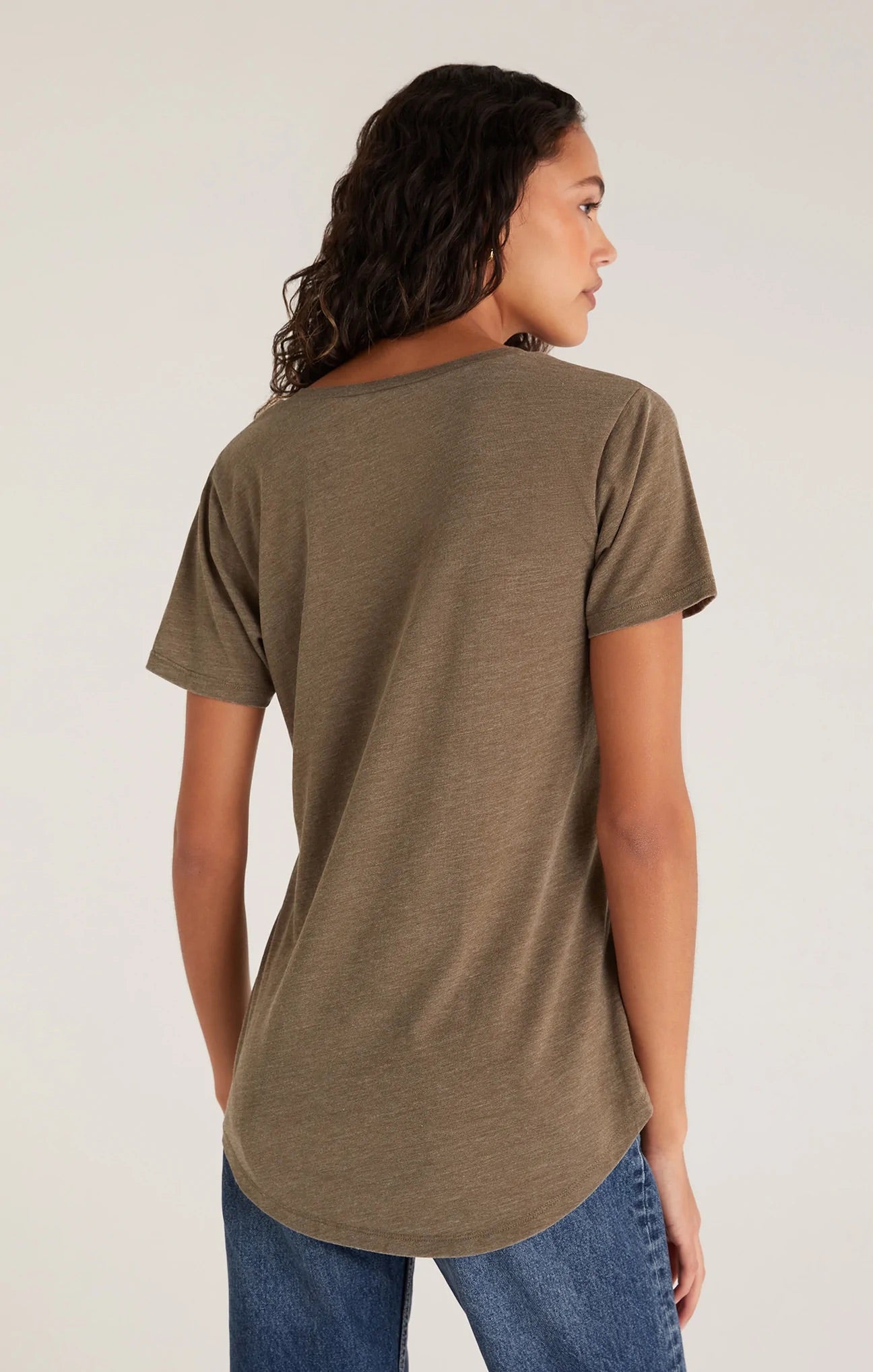 The Pocket Tee - Olive Night