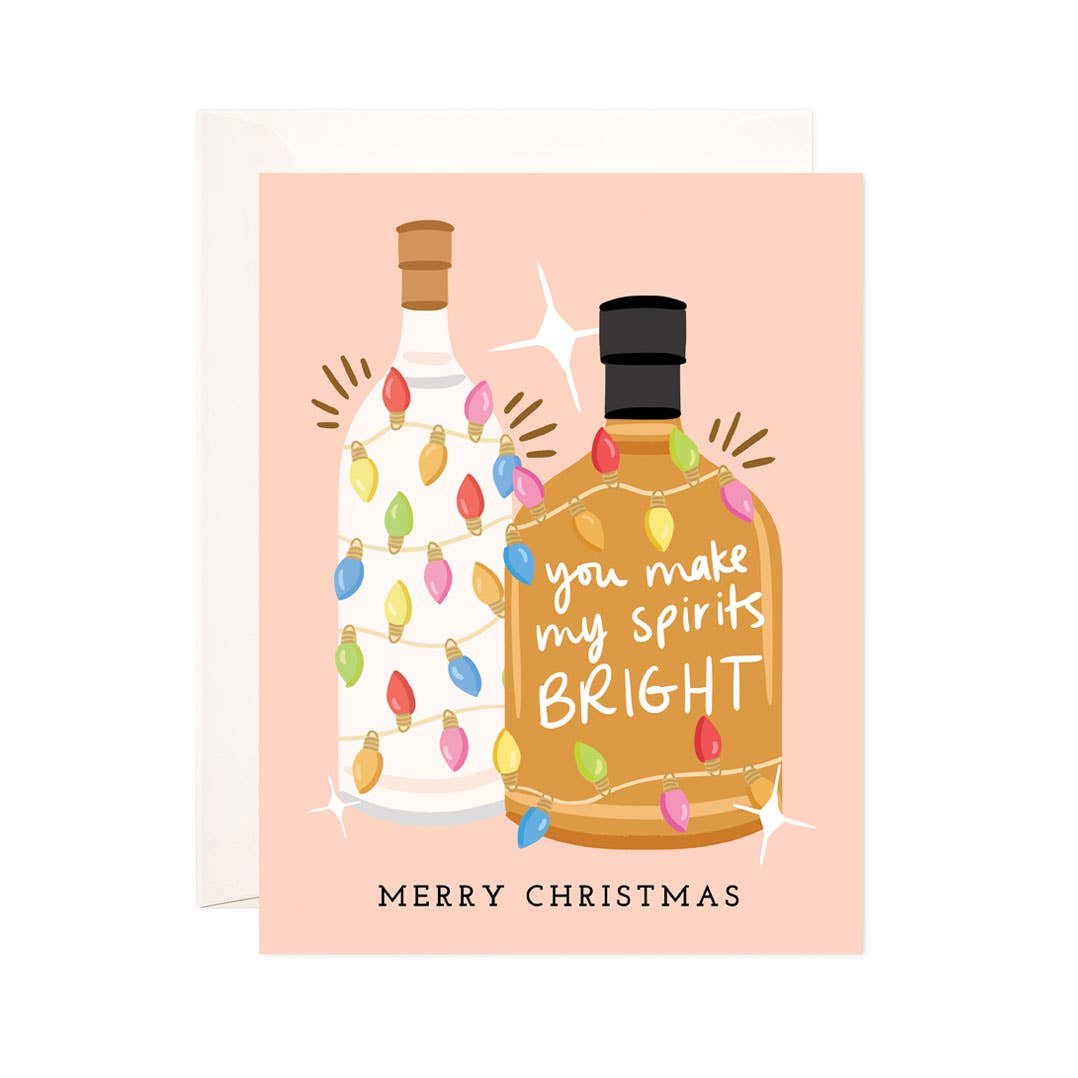 Spirits Bright Greeting Card