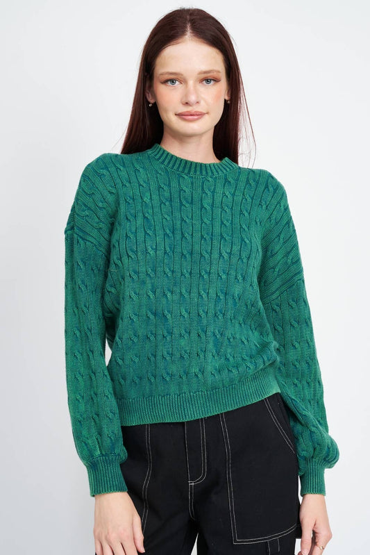 Lavi Cable Knit Sweater