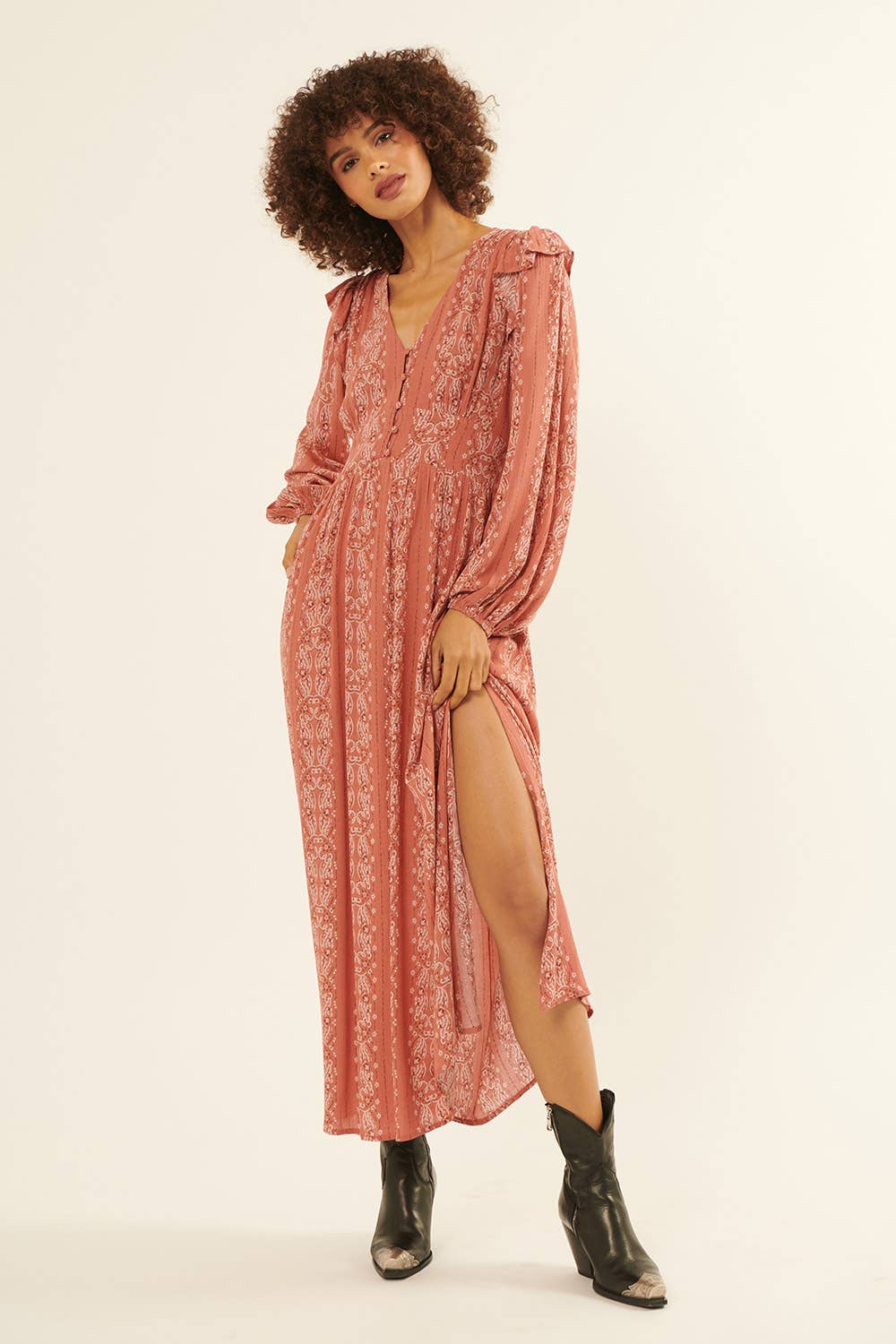Dalma Paisley Maxi Dress