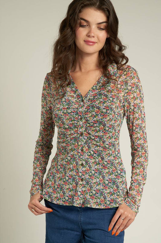 Daphine Floral Long Sleeve Top