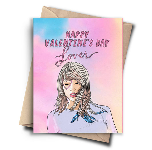 Taylor Swift Lover Valentine Card