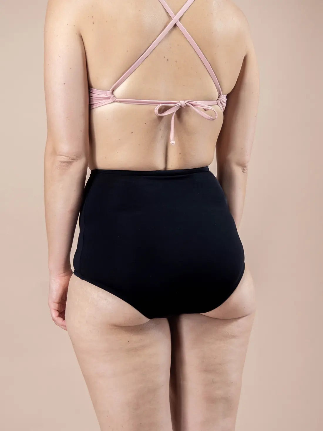 Bermudes Black Extra High Waist Bikini Bottom – Ethereal Boutique