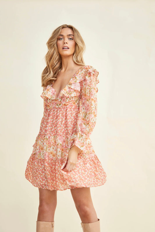 Vintage Floral Dress
